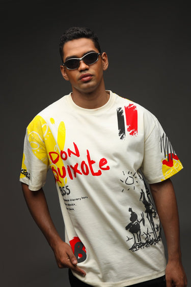 Bonkers Corner oversized T-shirt with "Imagination Is Real" graphic, casual fit, soft fabric, in a relaxed style.
