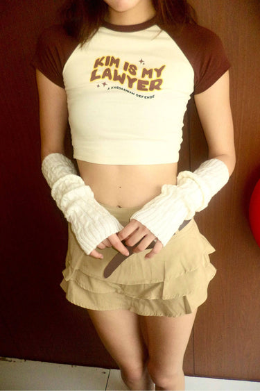 Kim Is My Lawyer Baby Tee - BonkersCorner