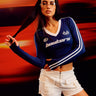 Bonkers Corner Lap 22 full sleeves top in light blue, featuring a comfortable fit and casual style.