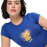 Bonkers Corner Leo Legacy Long Length Baby Tee in XS, featuring a comfortable fit and stylish design for casual wear.