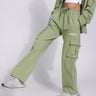 Bonkers Corner Matcha Utility Straight Fit Pant in XS, featuring a sleek design and multiple utility pockets.