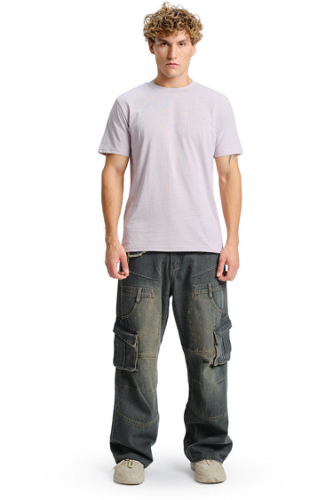 Mauve Mist Supima T-shirt by Bonkers Corner, regular fit, soft cotton fabric, shown on a plain background.