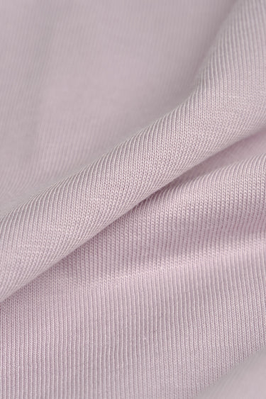 Mauve Mist Supima cotton regular fit T-shirt by Bonkers Corner, shown flat with soft fabric texture and classic crew neckline.