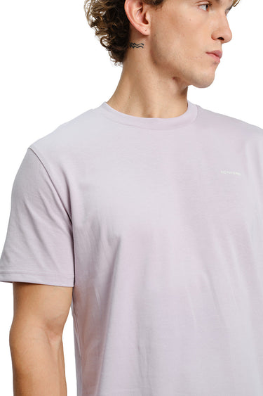 Mauve Mist Supima cotton regular fit T-shirt by Bonkers Corner, front view showing soft fabric and classic design.