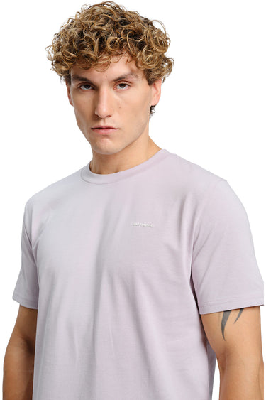 Bonkers Corner mauve mist Supima cotton regular fit T-shirt, front view showing soft fabric and classic crew neck design.