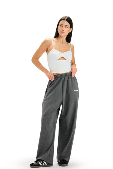 Bonkers Corner Midnight Miles loose fit joggers in dark fabric, relaxed style with elastic waistband and cuffed ankles.
