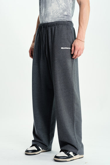 Bonkers Corner Midnight Miles loose fit joggers in dark fabric, featuring a relaxed style and comfortable waistband.