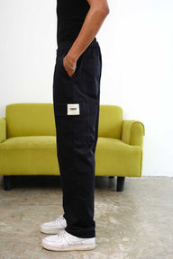 Navy Blue Cargo With Utility Pockets - BonkersCorner