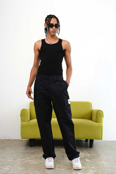Navy Blue Cargo With Utility Pockets - BonkersCorner
