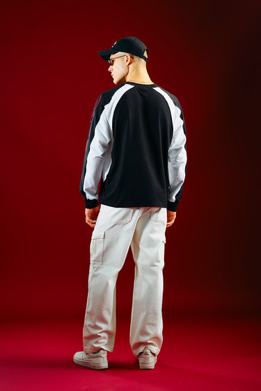 Bonkers Corner Nitro Crew Sweatshirt in XS, featuring a casual fit and stylish design, shown on a model.