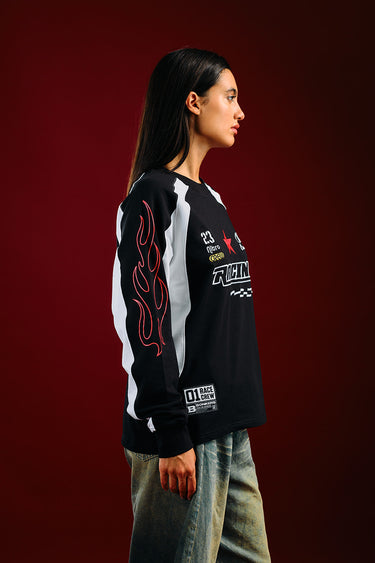Bonkers Corner Nitro Crew Sweatshirt in XS, featuring a comfortable fit and stylish design, shown in this product image.