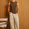 Bonkers Corner Off White On The Go Joggers in XS with relaxed fit and jogger style, showcased on a model.