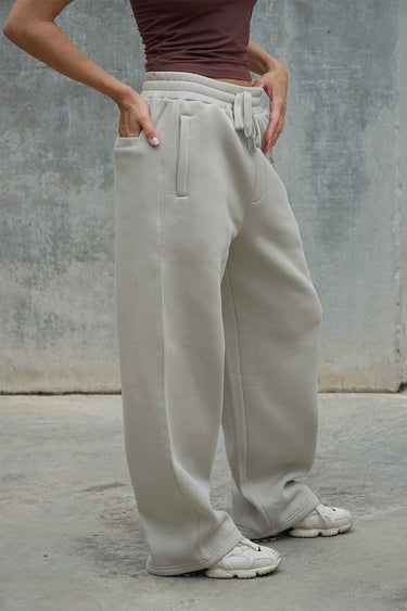Bonkers Corner Off White On The Go Joggers in XS, featuring a relaxed fit and casual style with adjustable waistband and tapered legs.
