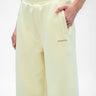 Light pink Pale Bloom Bonkers Corner everyday joggers made from soft fabric, featuring a relaxed fit and elastic waistband.