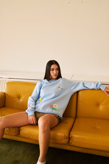 Pastel Blue Snuggle Sweatshirt - BonkersCorner