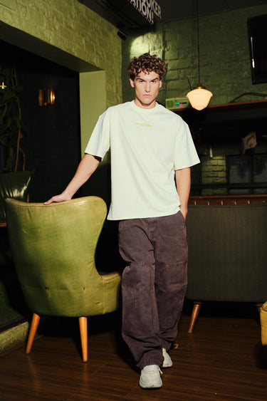 Bonkers Corner oversized T-shirt featuring a "Purred Emails" graphic in a relaxed fit, soft cotton fabric, in black color.