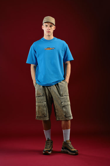 Bonkers Corner oversized Ride In Style T-shirt in white with bold front graphic on a casual fit.
