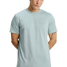Sage green Supima cotton regular fit T-shirt by Bonkers Corner, front view showing soft fabric and classic design.