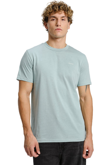 Sage green Supima cotton regular fit T-shirt by Bonkers Corner, shown on a plain background.