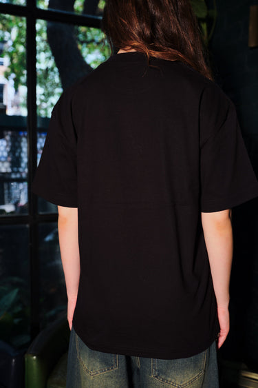 Bonkers Corner Sleep Paralysis oversized T-shirt in black, featuring a graphic print and relaxed fit for casual wear.