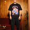 Light gray oversized T-shirt from Bonkers Corner featuring sleep paralysis graphic design on the front.