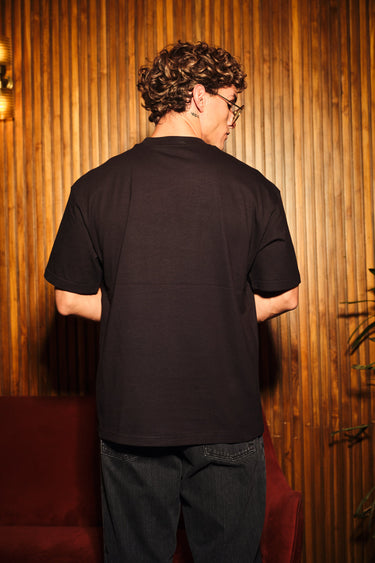 Bonkers Corner oversized sleep paralysis T-shirt in light color, featuring a relaxed fit and graphic design on the front.