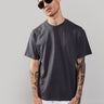 Space Grey Heavyweight Oversized T-shirt - BonkersCorner