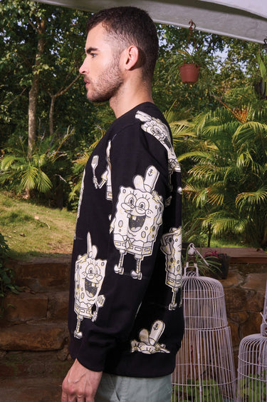 Bonkers Corner SpongeBob sweatshirt featuring a colorful SpongeBob design on a cozy, casual sweatshirt for kids and adults.