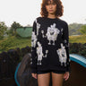 Bonkers Corner SpongeBob sweatshirt featuring a colorful cartoon print on soft fabric, ideal for casual wear.