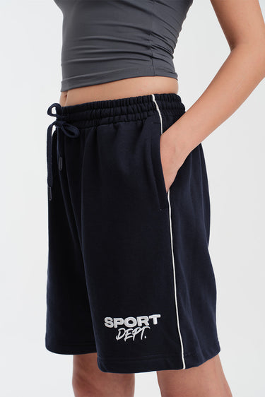 Bonkers Corner Sprint Edge Shorts in XS laid flat, showing lightweight, athletic fit with elastic waistband and performance fabric.