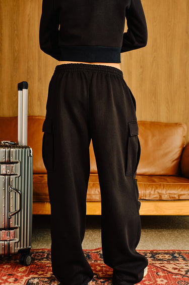 Black Stealth 4 Pocket Pant by Bonkers Corner, showcasing slim-fit design with four functional pockets and durable fabric.