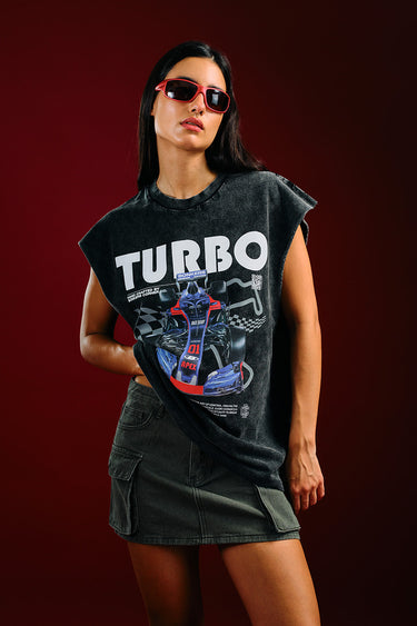 Bonkers Corner Street Speed Tank top in XS, lightweight athletic tank with bold street style design.