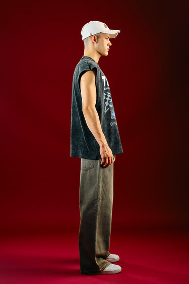 Bonkers Corner Street Speed Tank top in XS with bold streetwear style, featuring graphic design and sleeveless cut.