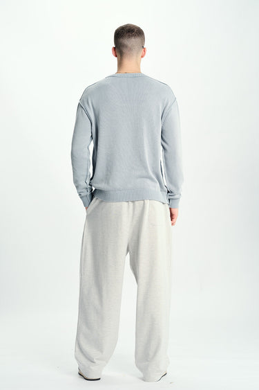 Bonkers Corner Studio Mist loose fit joggers in light fabric, featuring a relaxed style and elastic waistband.