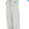 Bonkers Corner Studio Mist loose fit joggers in light gray displayed on a model, showcasing their relaxed, comfortable design.