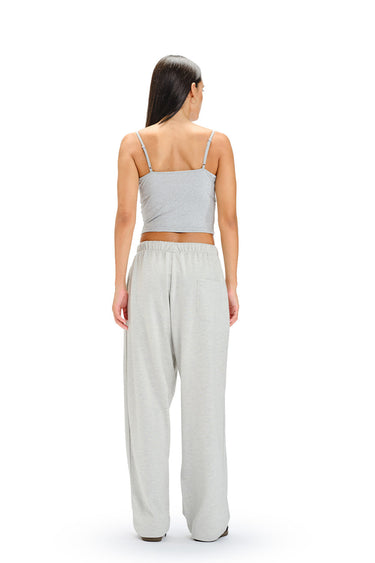 Bonkers Corner Studio Mist loose fit joggers in light fabric with elastic waistband and relaxed style, shown on a model.