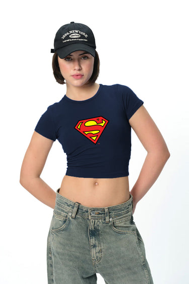 Supergirl Baby Tee - BonkersCorner