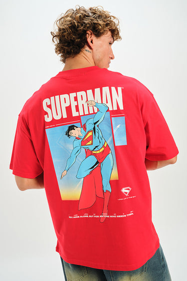 Superman Strength Oversized T-shirt - BonkersCorner