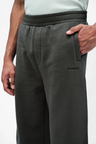 Taupe Bonkers Corner everyday joggers made of soft fabric, featuring a relaxed fit and elastic waistband for casual comfort.