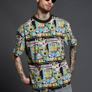 The Adventure Of SpongeBob Oversized T-shirt - BonkersCorner