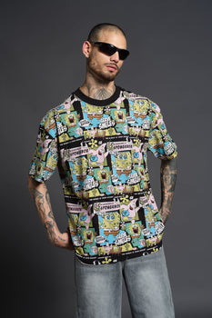 The Adventure Of SpongeBob Oversized T-shirt - BonkersCorner
