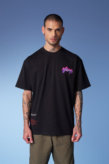 Bonkers Corner Travis Scott Utopia oversized T-shirt in XS, featuring bold graphic design on soft cotton fabric.