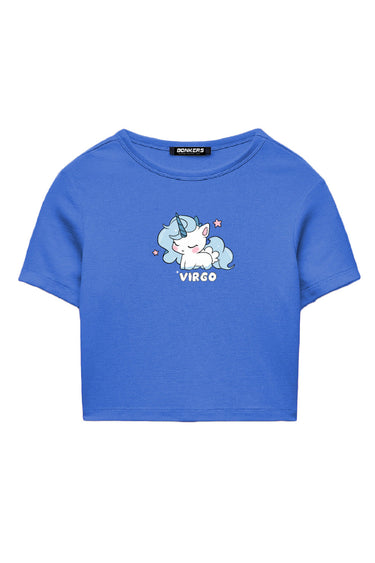 Virgo Virtue Long Length Baby Tee - BonkersCorner