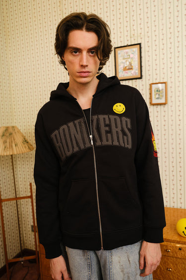 Bonkers Corner We Are All Originals zipper jacket in XS, featuring a stylish design with a front zipper and casual fit.