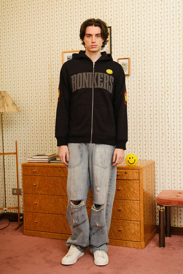 Bonkers Corner We Are All Originals zipper jacket in XS, featuring a stylish design and front zipper closure.