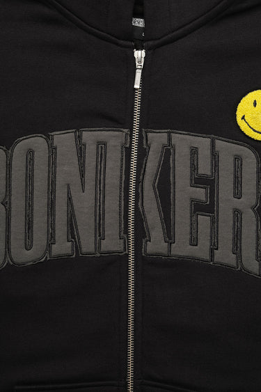 Bonkers Corner We Are All Originals zipper jacket in XS, featuring a stylish design with front zipper closure and unique graphic details.