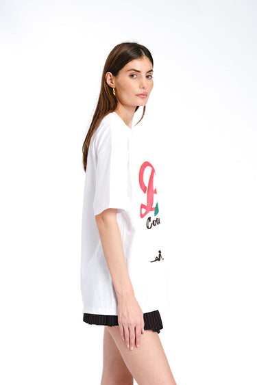 White Son Of A Beach Oversized T-shirt - BonkersCorner