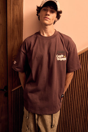 Bonkers Corner Coyote The Genius oversized T-shirt in XXS, featuring a graphic print on soft fabric.
