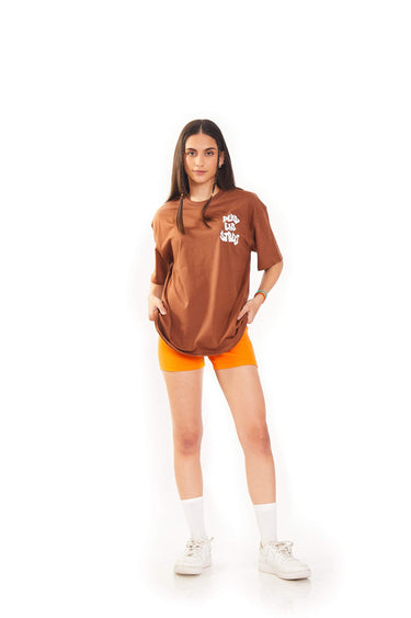 Bonkers Corner Dead End Street oversized T-shirt in black with graphic print, casual fit, short sleeves, and crew neckline.