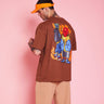 Bonkers Corner Dead End Street oversized T-shirt in XXS with graphic print, casual fit, and streetwear style.